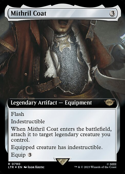 Mithril Coat (790) - EXTENDED ART (Foil) - NM