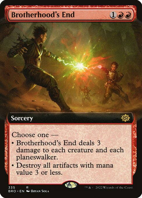 Brotherhood's End (335) - EXTENDED ART - NM