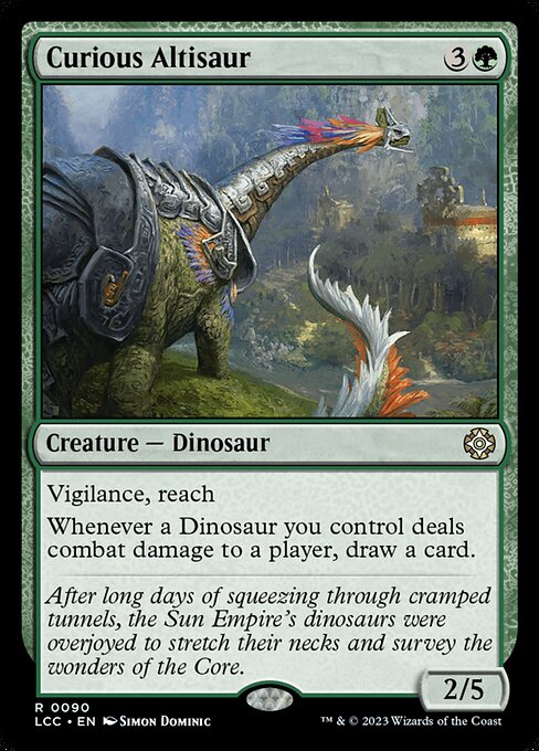 Curious Altisaur (90) - NM
