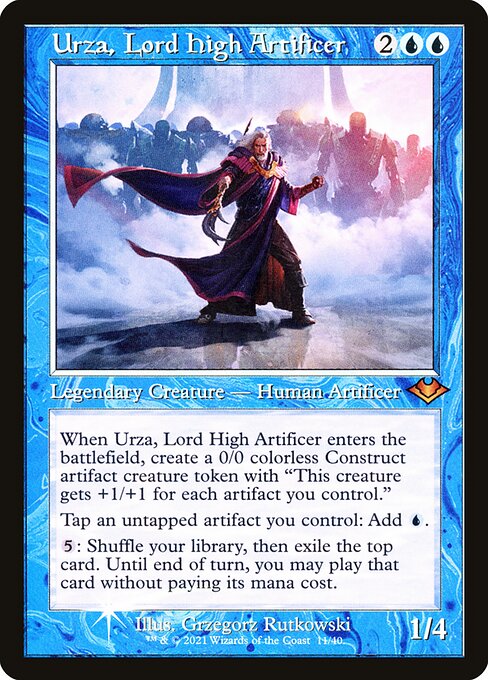 Urza, Lord High Artificer (11) (Foil) - NM