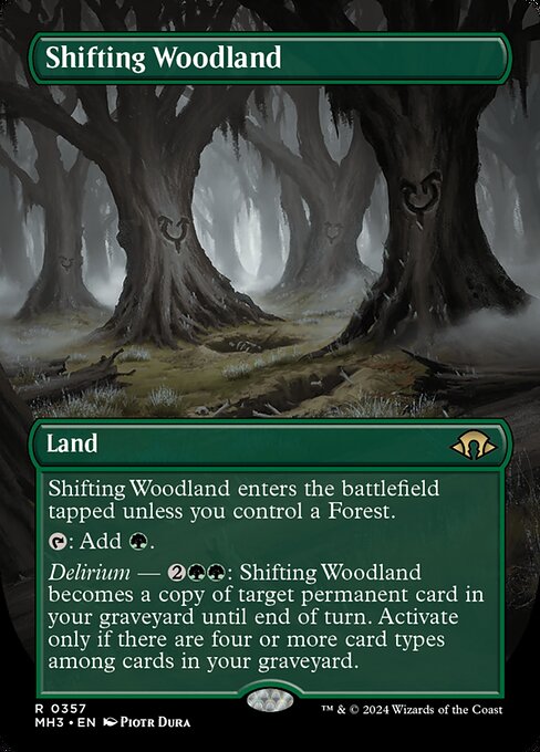 Shifting Woodland (357) - BORDERLESS (Foil) - NM