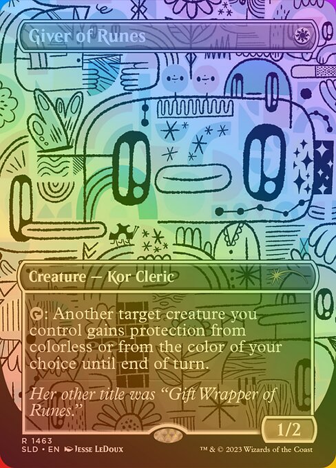 Giver of Runes (1463★) - BORDERLESS (Foil) - NM