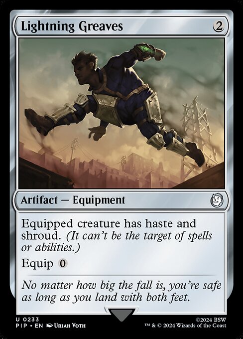 Lightning Greaves (233) - NM