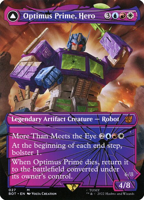 Optimus Prime, Hero // Optimus Prime, Autobot Leader (27) - BORDERLESS - NM