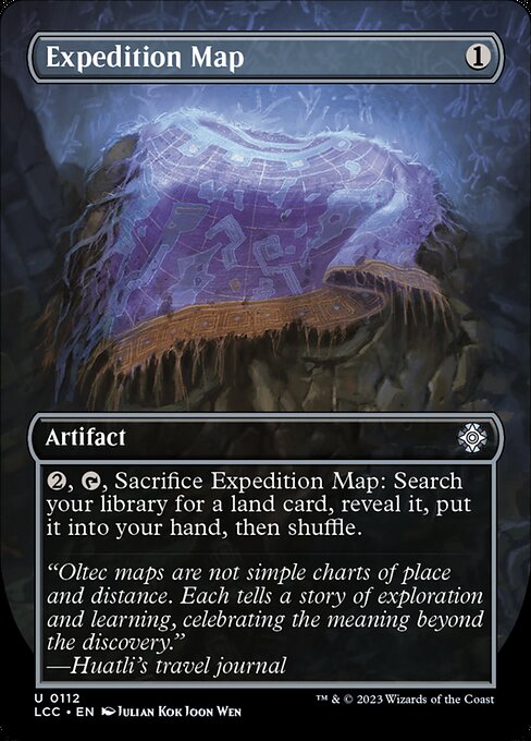 Expedition Map (112) - BORDERLESS (Foil) - NM