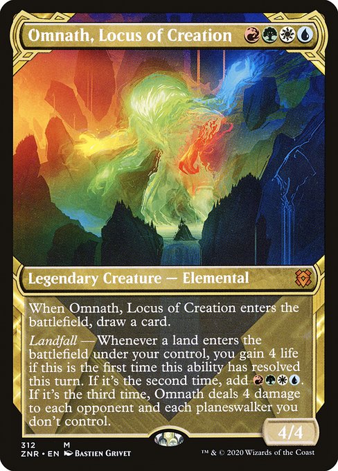 Omnath, Locus of Creation (312) - SHOWCASE - NM