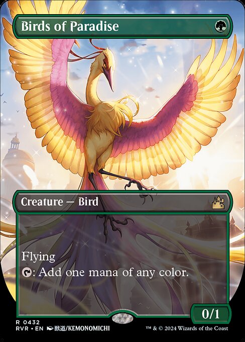 Birds of Paradise (432) - BORDERLESS (Foil) - NM