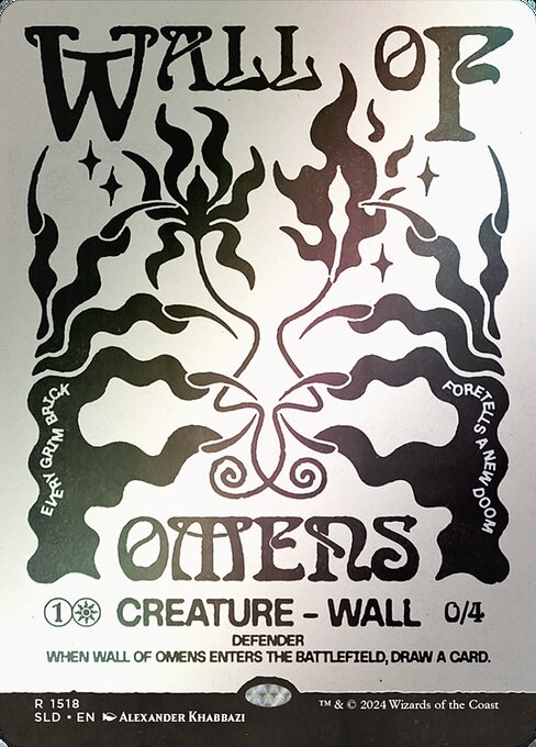 Wall of Omens (1518★) - SHOWCASE (Foil) - NM