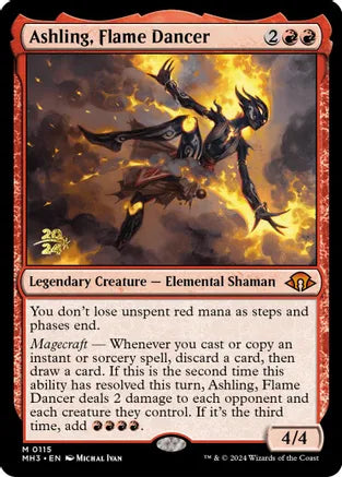 Ashling, Flame Dancer (115s) (Foil) - NM