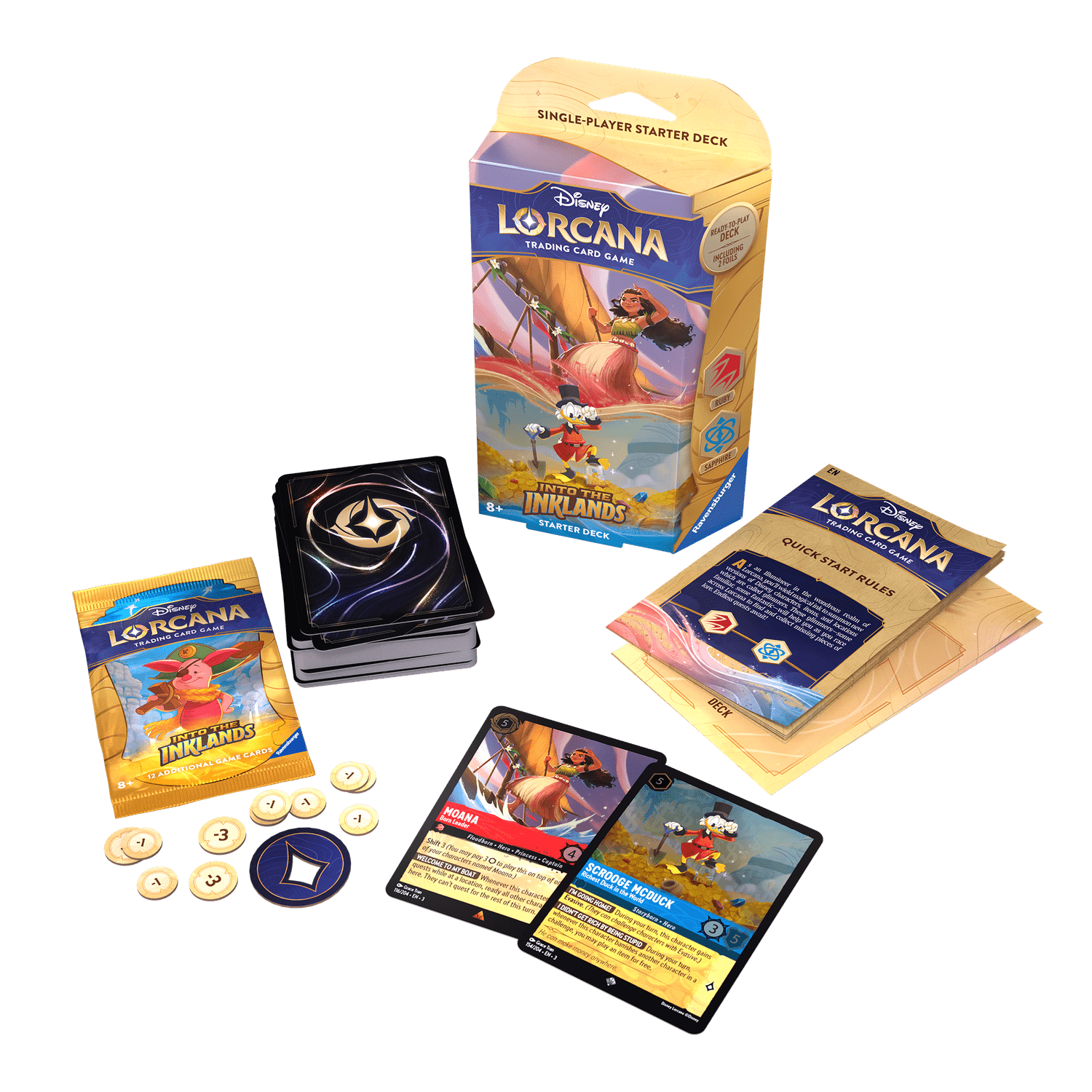 Into the Inklands Starter Deck Ruby/Sapphire Java Game Haus Into the Inklands Starter Deck Ruby/Sapphire Java Game Haus