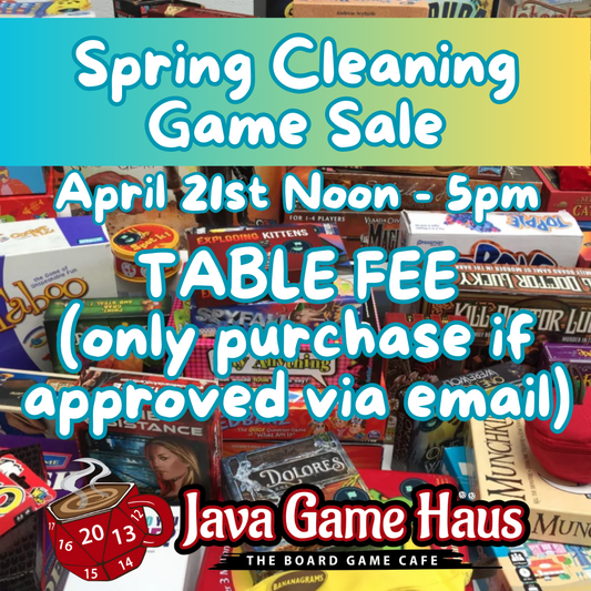 Spring Sale Table Payment 4/21