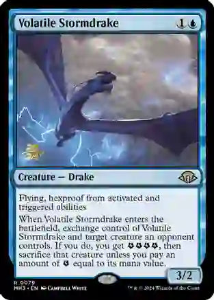 Volatile Stormdrake (79s) (Foil) - NM