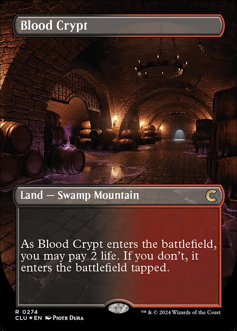 Blood Crypt (274) - BORDERLESS (Foil) - NM