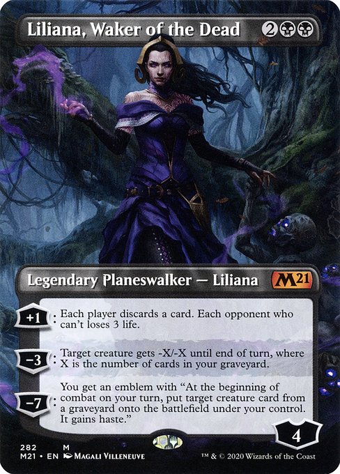 Liliana, Waker of the Dead (282) - BORDERLESS - NM