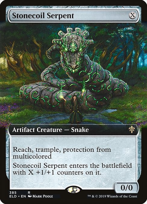Stonecoil Serpent (385) - EXTENDED ART - NM