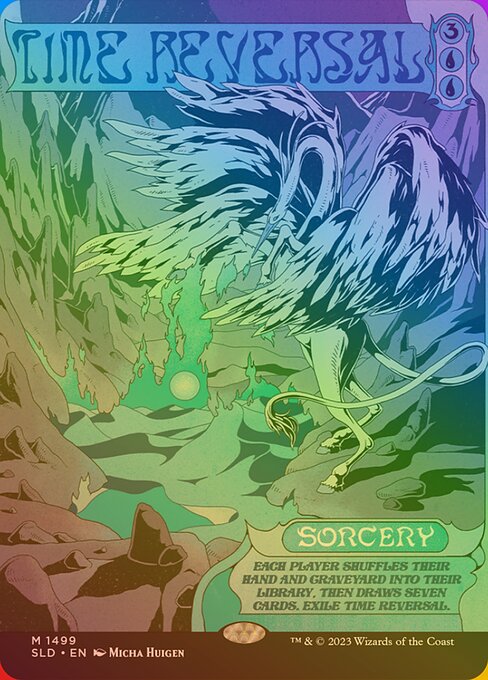 Time Reversal (1499★) - BORDERLESS (Foil) - NM