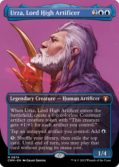 Urza, Lord High Artificer (674) - BORDERLESS - NM