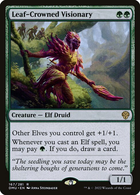 Leaf-Crowned Visionary (167) (Foil) - NM