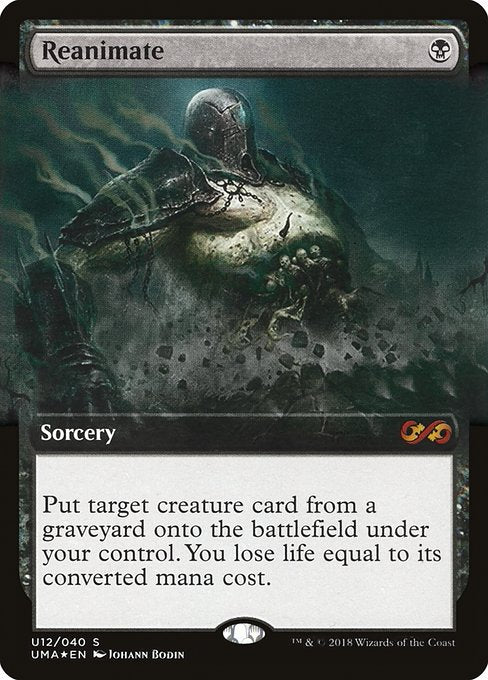 Reanimate (U12) - EXTENDED ART (Foil) - NM