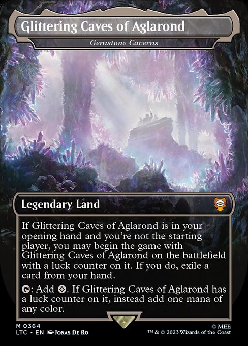 Gemstone Caverns (364) - BORDERLESS (Foil) - NM