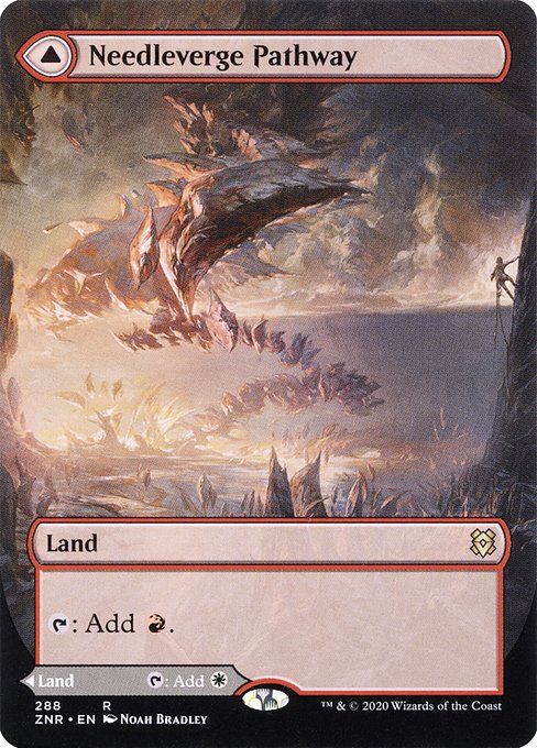 Needleverge Pathway // Pillarverge Pathway (288) - BORDERLESS (Foil) - NM