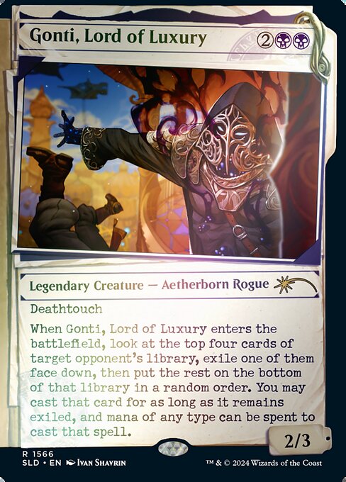Gonti, Lord of Luxury (1566★) - SHOWCASE (Foil) - NM