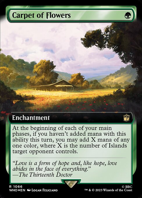 Carpet of Flowers (1066) - EXTENDED ART (Foil) - NM