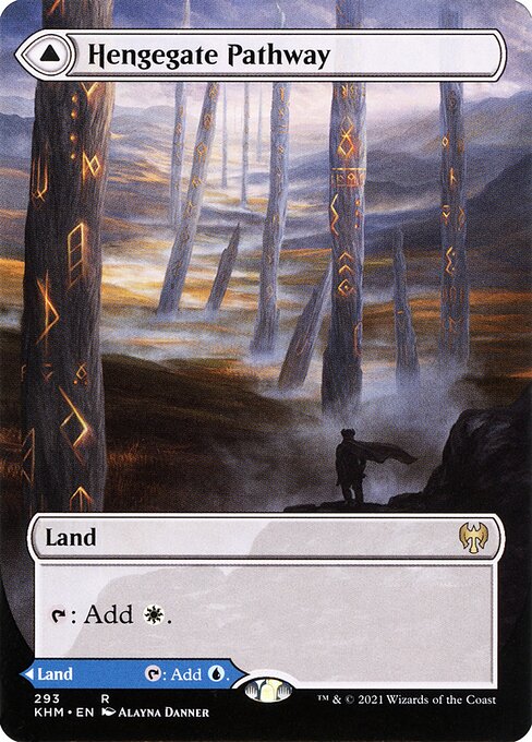 Hengegate Pathway // Mistgate Pathway (293) - BORDERLESS (Foil) - NM