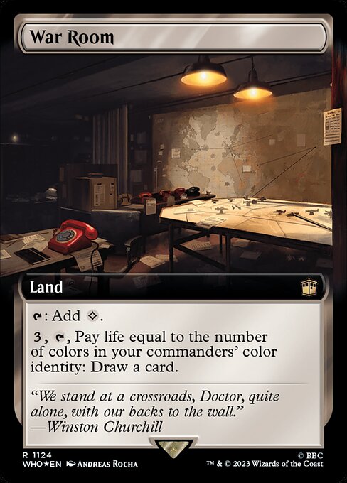 War Room (1124) - EXTENDED ART (Foil) - NM