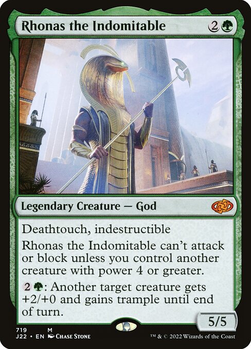 Rhonas the Indomitable (719) - NM