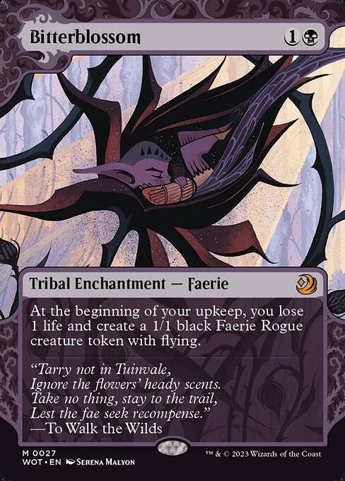 Bitterblossom (27) - BORDERLESS - NM