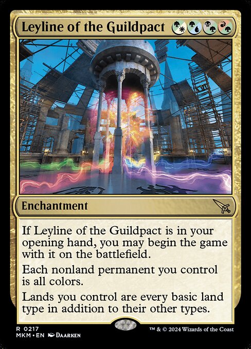 Leyline of the Guildpact (217) (Foil) - NM