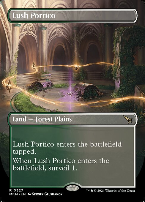 Lush Portico (327) - BORDERLESS - NM