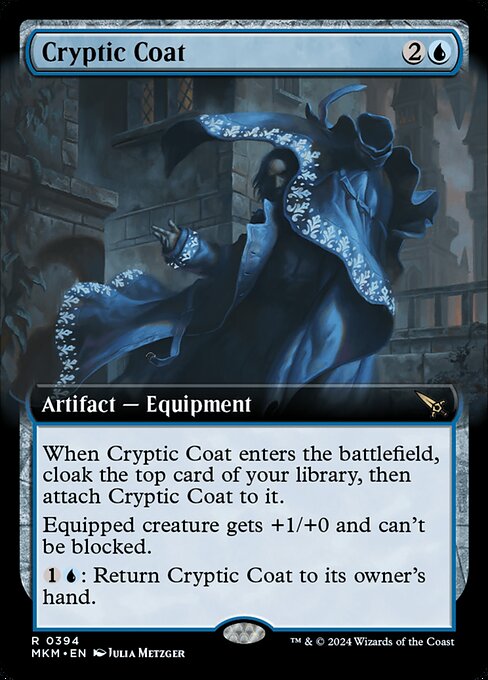 Cryptic Coat (394) - EXTENDED ART (Foil) - NM