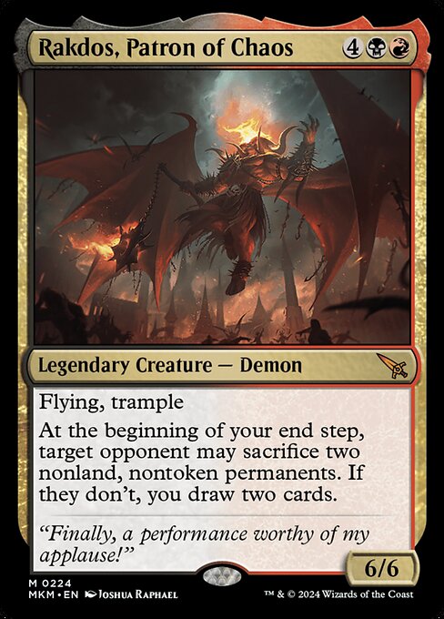 Rakdos, Patron of Chaos (224) - NM