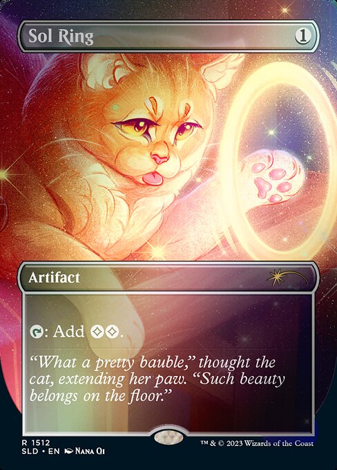 Sol Ring // Sol Ring (1512) - BORDERLESS (Foil) - NM