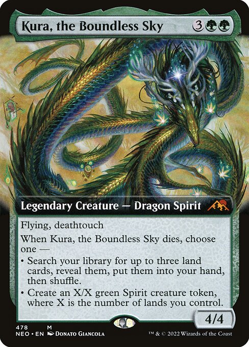 Kura, the Boundless Sky (478) - EXTENDED ART (Foil) - NM