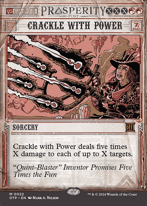 Crackle with Power (22) - BORDERLESS - NM