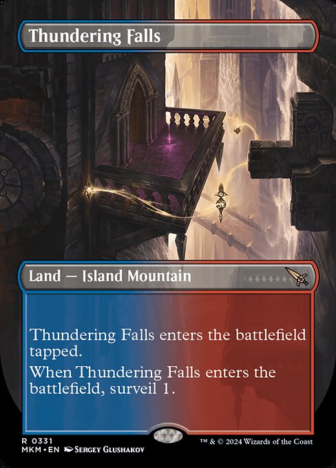 Thundering Falls (331) - BORDERLESS (Foil) - NM