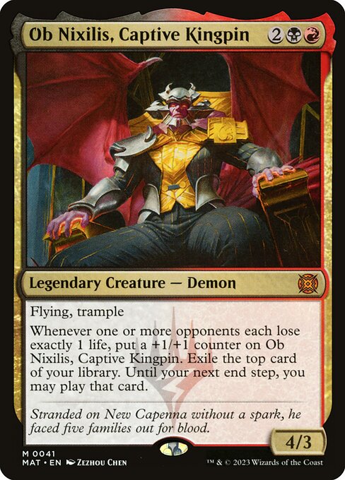 Ob Nixilis, Captive Kingpin (41) (Foil) - NM