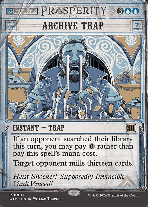 Archive Trap (7) - BORDERLESS - NM