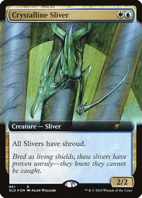 Crystalline Sliver (661) - EXTENDED ART (Foil) - NM