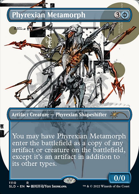 Phyrexian Metamorph (1110) - BORDERLESS - FULL ART (Foil) - NM