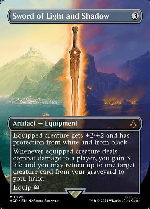 Sword of Light and Shadow (125) - BORDERLESS (Foil) - NM