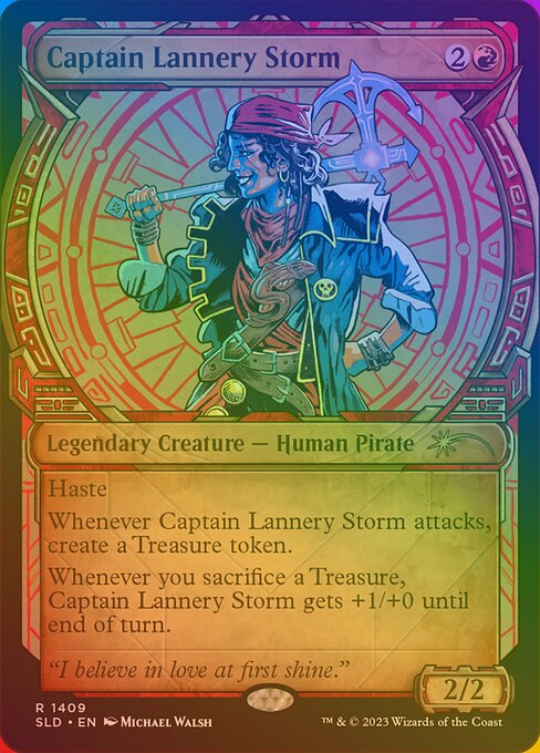 Captain Lannery Storm (1409★) - SHOWCASE (Foil) - NM