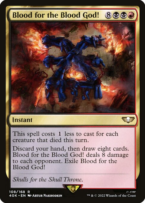 Blood for the Blood God! (108) - NM