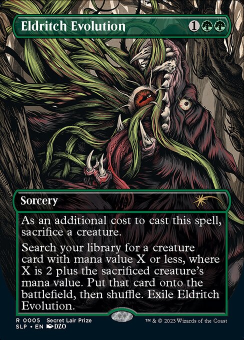 Eldritch Evolution (5) - BORDERLESS - FULL ART - NM