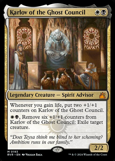 Karlov of the Ghost Council (193) - NM