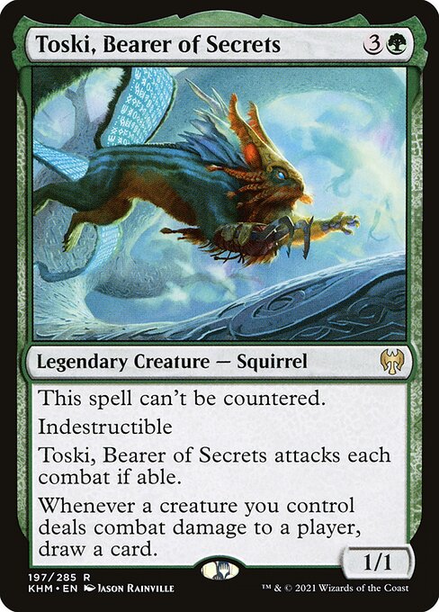 Toski, Bearer of Secrets (197) (Foil) - NM
