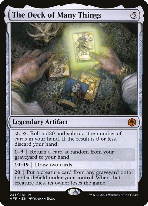 The Deck of Many Things (241) - NM